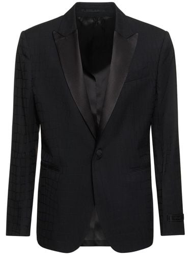 Evening Wool Jacket - VERSACE - Modalova