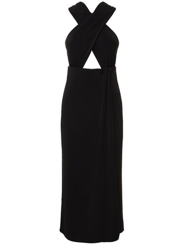 Maeva Halter Neck Jersey Midi Dress - THE ANDAMANE - Modalova