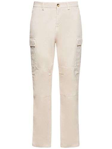 Cotton Dyed Cargo Pants - BRUNELLO CUCINELLI - Modalova