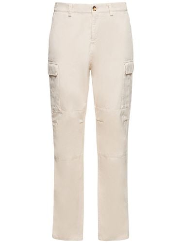 Pantaloni Cargo In Cotone Dyed - BRUNELLO CUCINELLI - Modalova