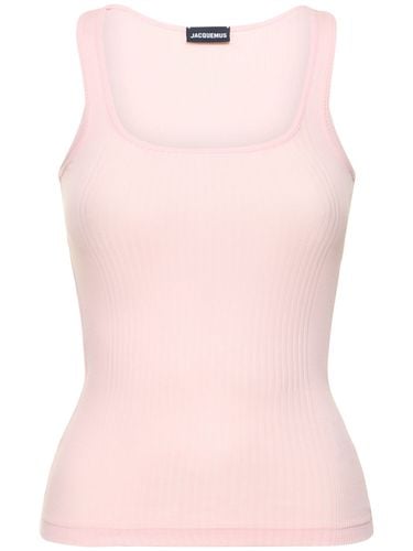 Le Debardeur Caraco Cotton Tank Top - JACQUEMUS - Modalova