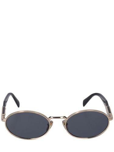 Heritage Oval Metal Sunglasses - PRADA - Modalova