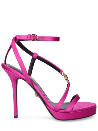 Mm Satin High Heel Sandals - VERSACE - Modalova