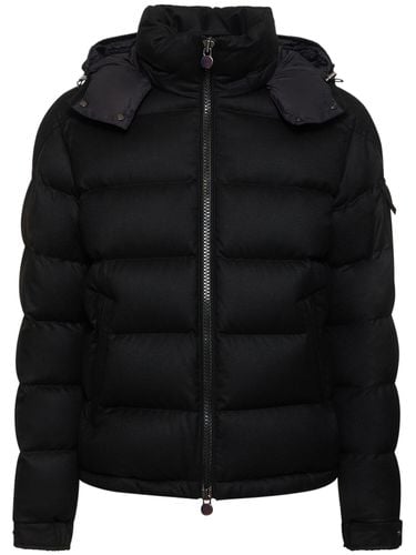 Montgenevre Wool Down Jacket - MONCLER - Modalova