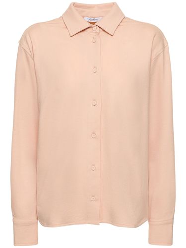 Gilles Wool Jersey Overshirt - MAX MARA - Modalova