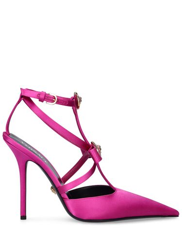 Mm Satin Slingback Heels - VERSACE - Modalova