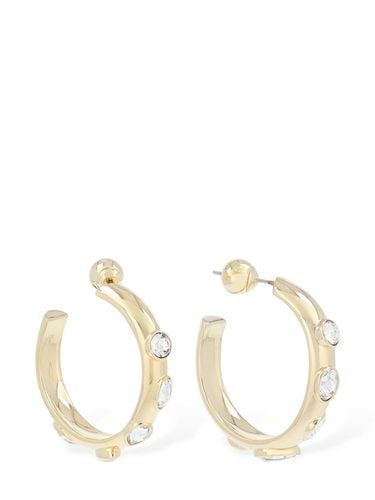 Dextera Swarovski Hoop Earrings - SWAROVSKI - Modalova