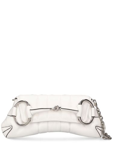 Medium Horsebit Chain Leather Bag - GUCCI - Modalova