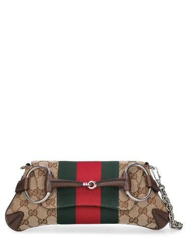 Small Horsebit Chain Gg Canvas Bag - GUCCI - Modalova