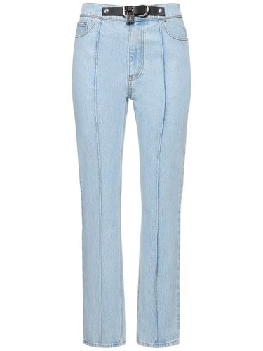 Cotton Padlock Belt Slim Fit Jeans - JW ANDERSON - Modalova