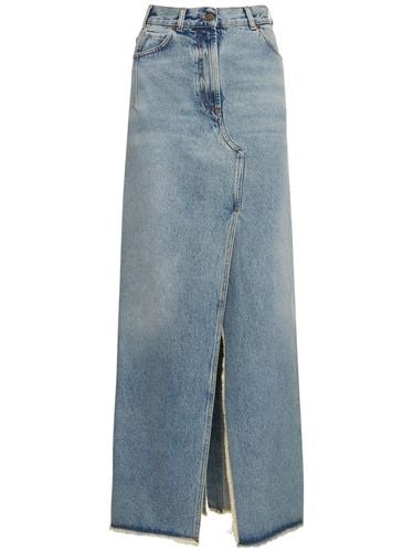 Emma Cotton Denim Long Skirt - DARKPARK - Modalova