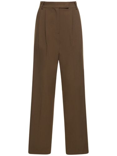 Bea Pleated Tech Twill Pants - THE FRANKIE SHOP - Modalova