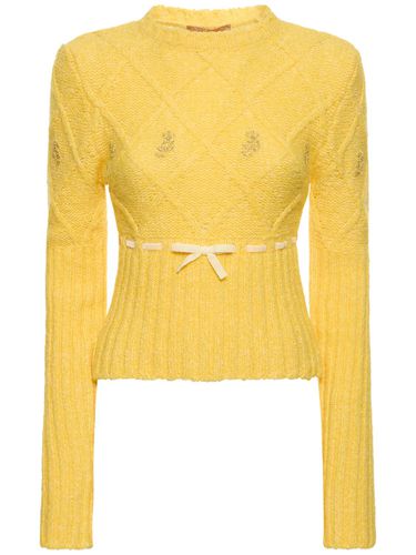 Oma 5 Embroidered Wool Blend Sweater - CORMIO - Modalova