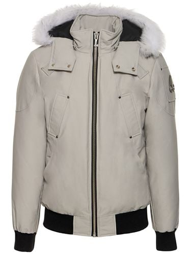 Ballistic Cotton Down Bomber W/ Fur Trim - MOOSE KNUCKLES - Modalova