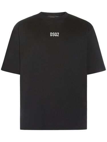 Loose Fit Cotton T-shirt - DSQUARED2 - Modalova