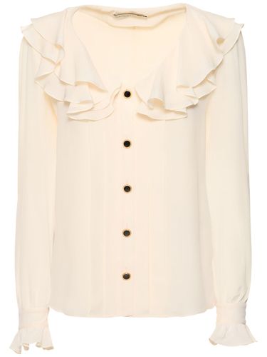 Silk Crêpe De Chine Shirt - ALESSANDRA RICH - Modalova