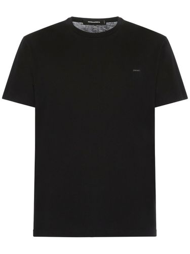 Logo Cotton Jersey T-shirt - DSQUARED2 - Modalova