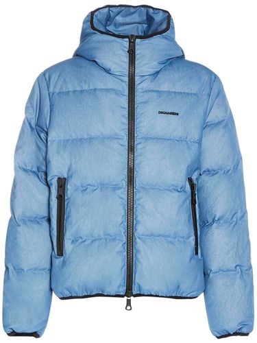 Logo Nylon Puffer Jacket - DSQUARED2 - Modalova