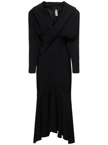 Hooded Long Sleeve Jersey Midi Dress - ALEXANDRE VAUTHIER - Modalova