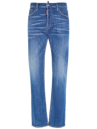 Stretch Cotton Denim Jeans - DSQUARED2 - Modalova