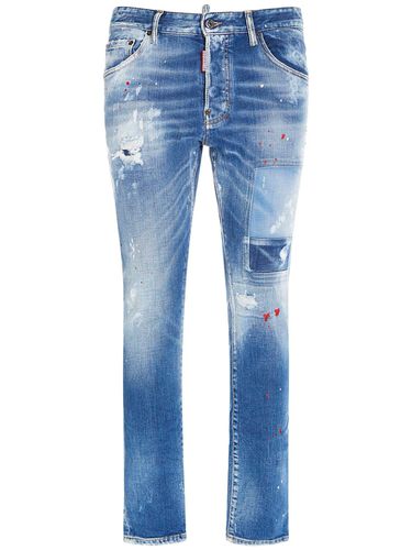 Skater Stretch Cotton Denim Jeans - DSQUARED2 - Modalova