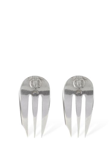 Regenerated Table Wear Stud Earrings - MARINE SERRE - Modalova