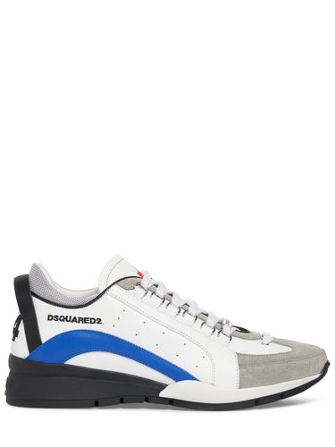 Logo Leather Sneakers - DSQUARED2 - Modalova