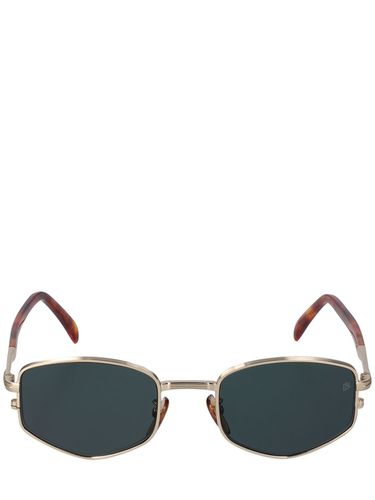 Db Oval Aviator Metal Sunglasses - DB EYEWEAR BY DAVID BECKHAM - Modalova