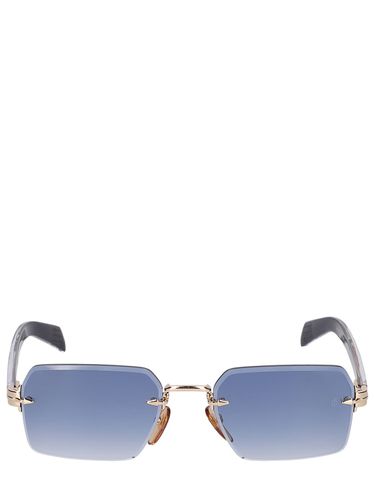 Db Squared Metal Sunglasses - DB EYEWEAR BY DAVID BECKHAM - Modalova