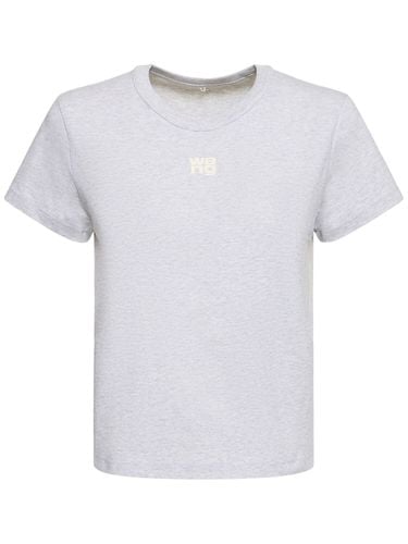 Essential Shrunk Cotton Jersey T-shirt - ALEXANDER WANG - Modalova