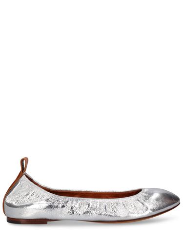 Laminated Leather Ballerina Flats - LANVIN - Modalova