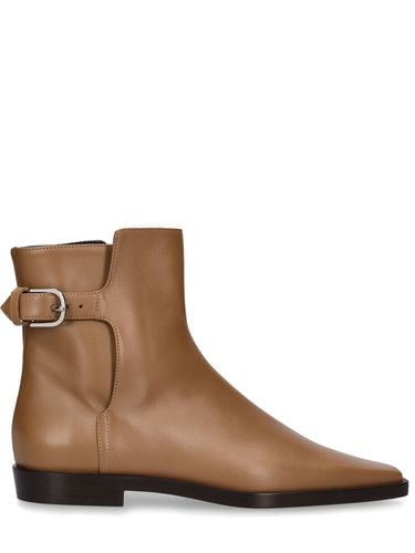 Mm The Belted Leather Boots - TOTEME - Modalova