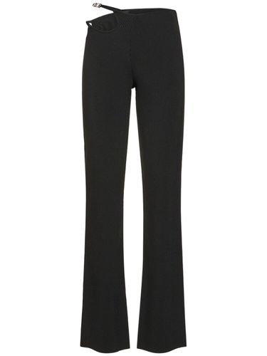 Bling Cutout Viscose Blend Pants - GCDS - Modalova