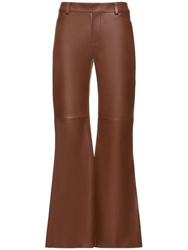 Classic Nappa Leather Flared Pants - CHLOÉ - Modalova