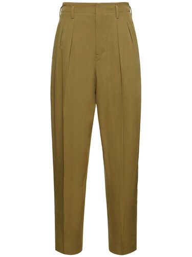 Pleated Tapered Wool Pants - LEMAIRE - Modalova