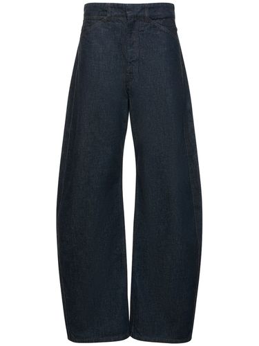 High Waist Curved Cotton Jeans - LEMAIRE - Modalova