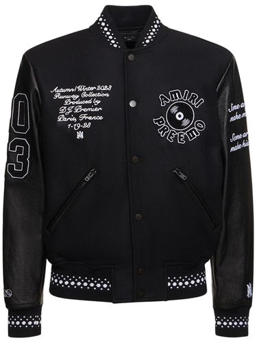 Preemo Wool Blend Varsity Jacket - AMIRI - Modalova