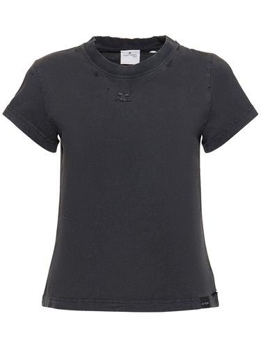 Camiseta Desgastada - COURREGES - Modalova