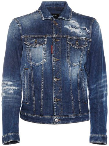 Giacca Dan In Denim Stretch - DSQUARED2 - Modalova