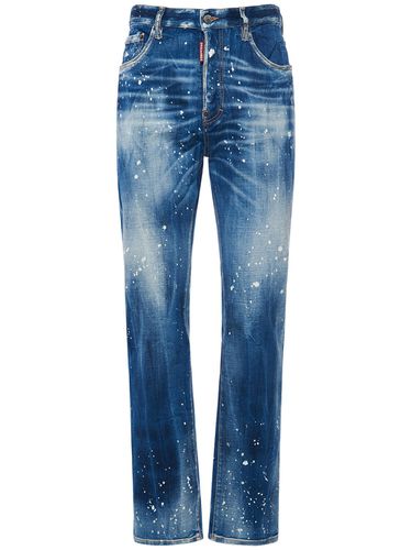 Fit Cotton Denim Jeans - DSQUARED2 - Modalova