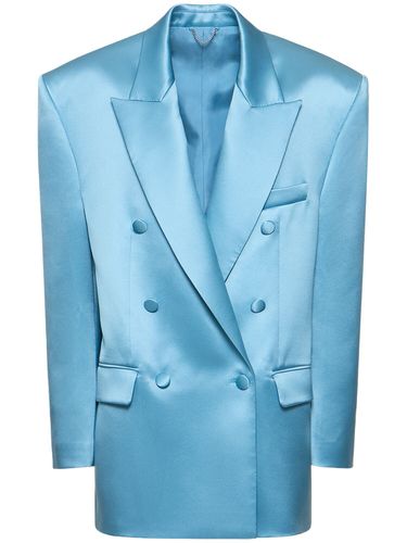 Oversized Silk Satin Blazer - MAGDA BUTRYM - Modalova