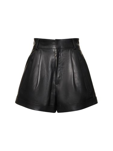 Jett Leather Shorts - MANOKHI - Modalova