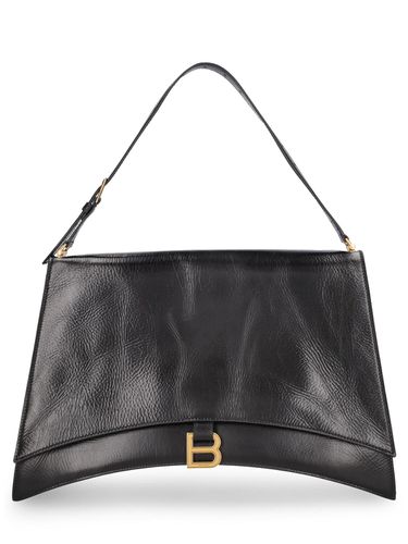 Large Crush Sling Leather Shoulder Bag - BALENCIAGA - Modalova