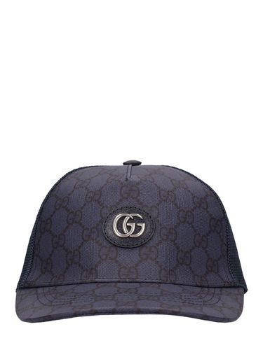 Gg Cotton Blend Baseball Cap - GUCCI - Modalova