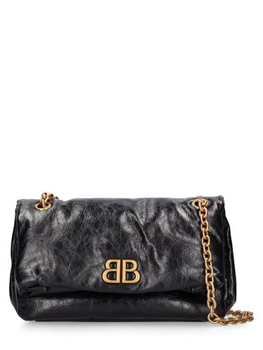 Small Monaco Leather Shoulder Bag - BALENCIAGA - Modalova