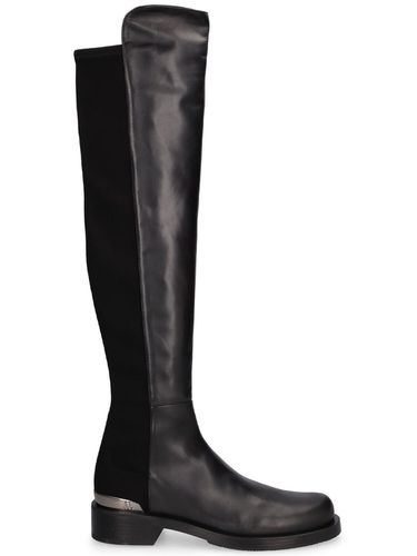 Mm 5050 Bold Logo Leather Boots - STUART WEITZMAN - Modalova