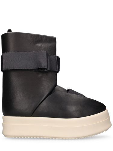 Padded Leather Low Sneakers - RICK OWENS - Modalova