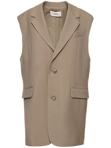 Two-button Oversize Wool Waistcoat - AMI PARIS - Modalova