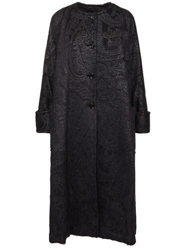 Ninfe Embroidered Alpaca Long Coat - MAX MARA - Modalova