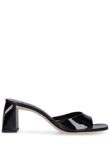 Mm Romy Patent Leather Mules - BY FAR - Modalova